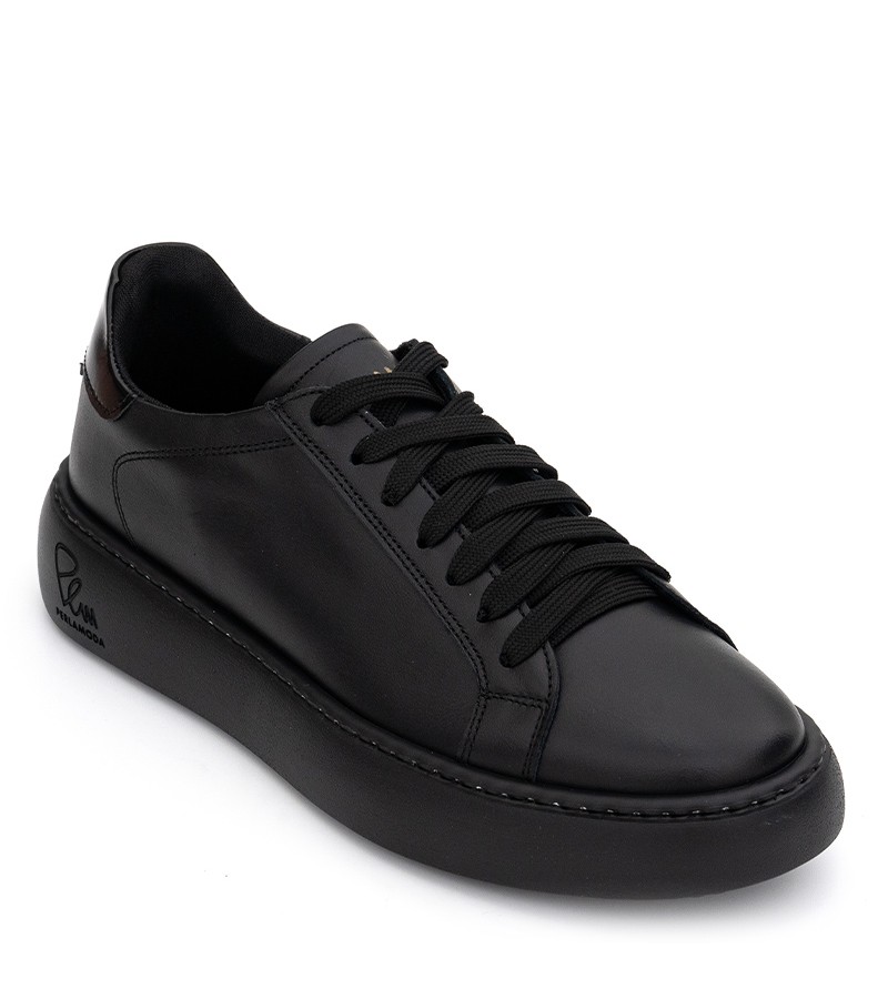 Per La Moda - 394Rey1 Tip5 Black Leather